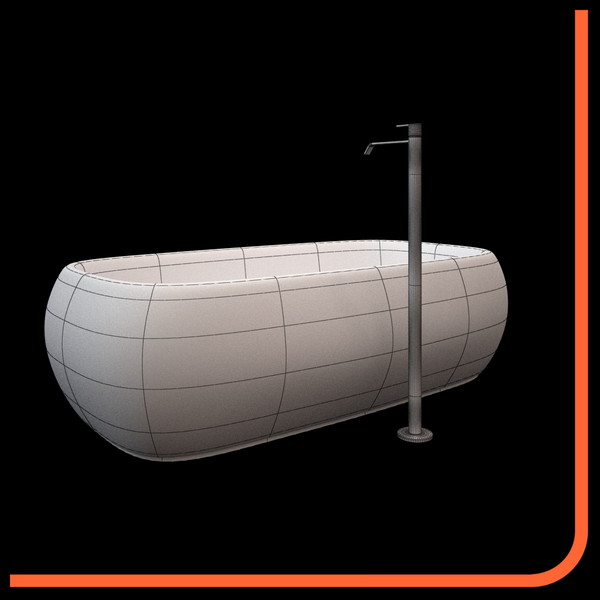 3ds max antonio lupi bathtub - ANTONIO LUPI - COVER BATHTUB by marco brunori
