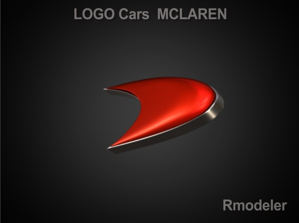 3d logo mclaren - McLaren 3d Logo by Serega Rozhnov