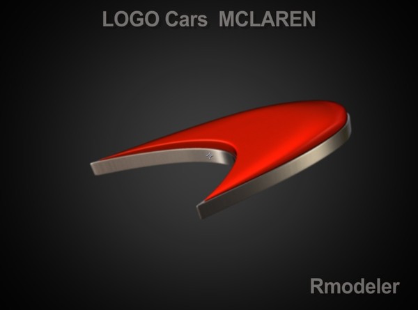 3d logo mclaren - McLaren 3d Logo by Serega Rozhnov