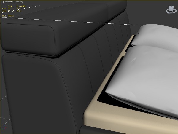 3d model bed - Bed_10 by PolygonFly
