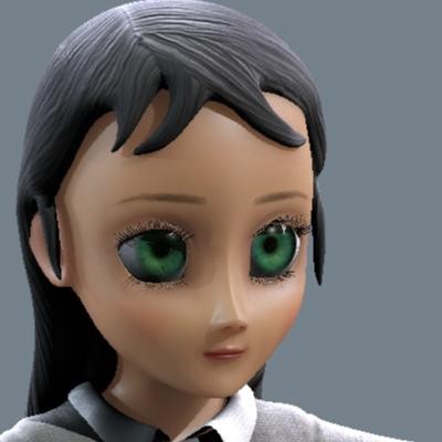 3d ma sali cartoon character - Sali by MKMS