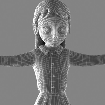 3d ma sali cartoon character - Sali by MKMS