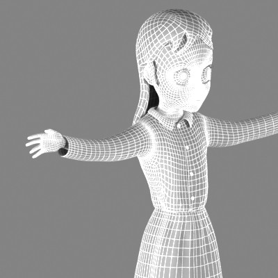 3d ma sali cartoon character - Sali by MKMS