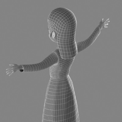 3d ma sali cartoon character - Sali by MKMS