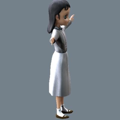 3d ma sali cartoon character - Sali by MKMS