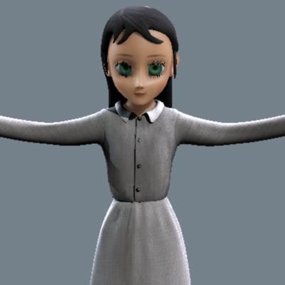 3d ma sali cartoon character - Sali by MKMS