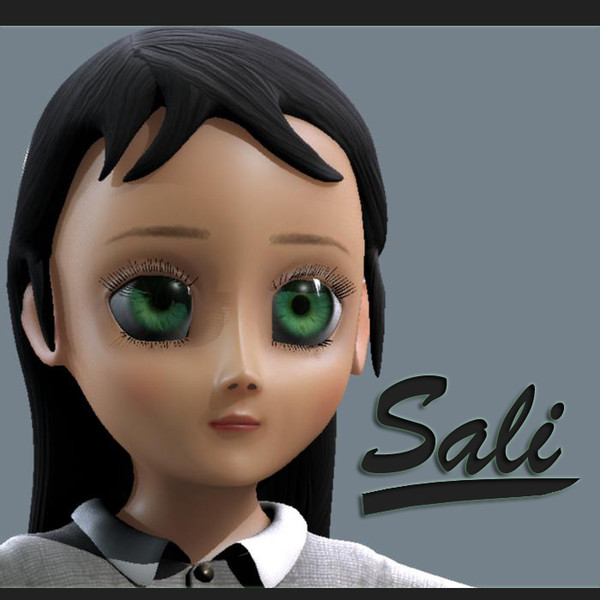 3d ma sali cartoon character - Sali by MKMS