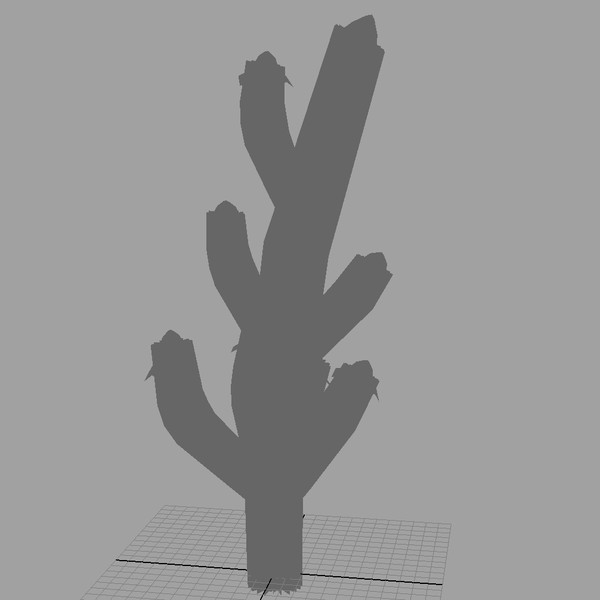 3d saguaro cactus model - Saguaro Cactus by The Maya Guy