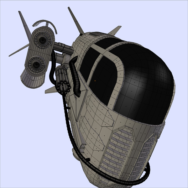 free obj mode old rusty space fighter - Rusty Fighter by yg3d