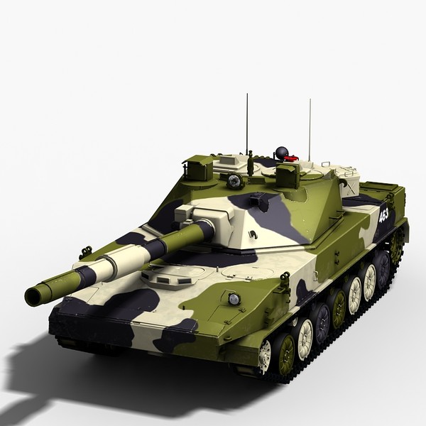 3ds 2s25 tank destroyer - 2S25 Sprut Russian tank by Sandu_Bublic