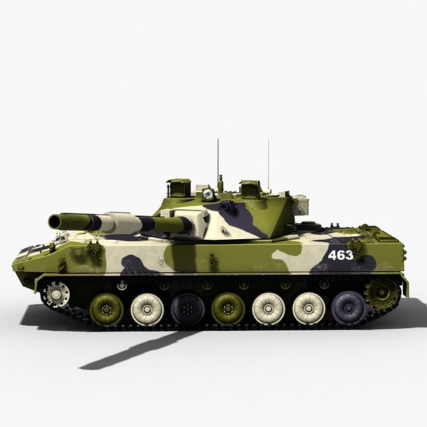 3ds 2s25 tank destroyer - 2S25 Sprut Russian tank by Sandu_Bublic
