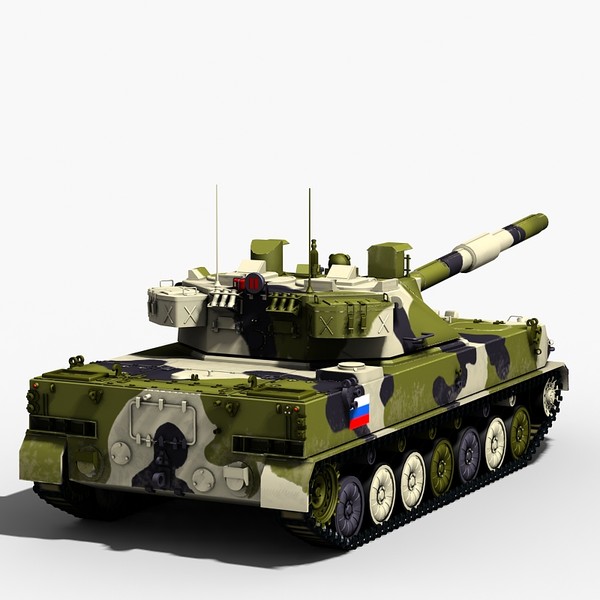 3ds 2s25 tank destroyer - 2S25 Sprut Russian tank by Sandu_Bublic
