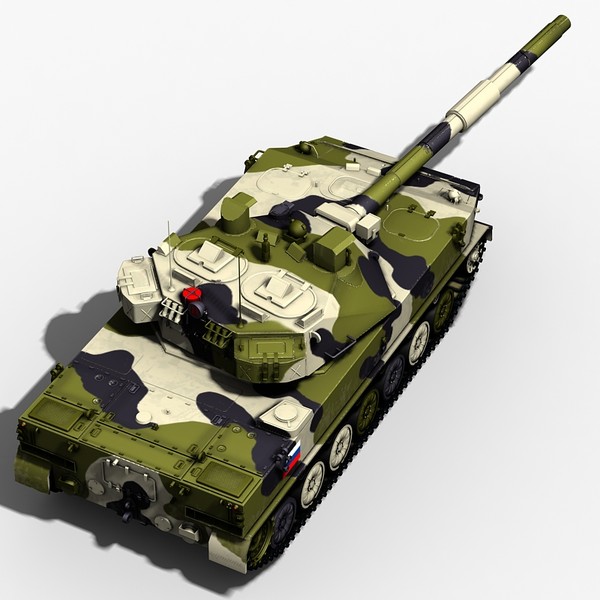 3ds 2s25 tank destroyer - 2S25 Sprut Russian tank by Sandu_Bublic
