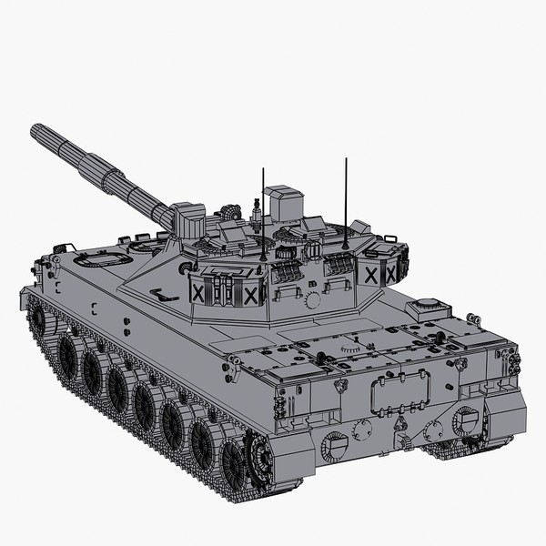 3ds 2s25 tank destroyer - 2S25 Sprut Russian tank by Sandu_Bublic