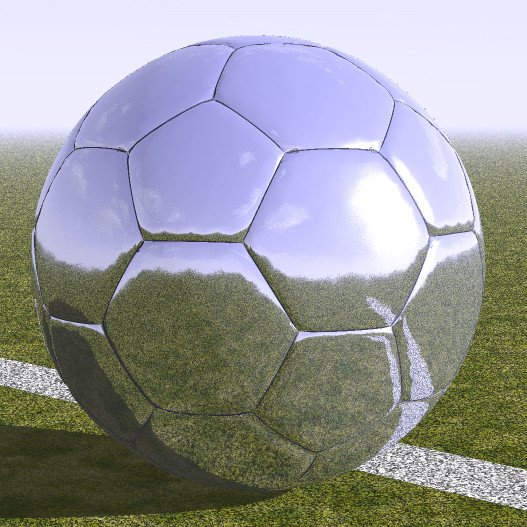iron soccer ball 3d model - Iron Soccer Ball by Mr. Spinky