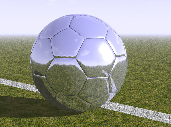 iron soccer ball 3d model - Iron Soccer Ball by Mr. Spinky