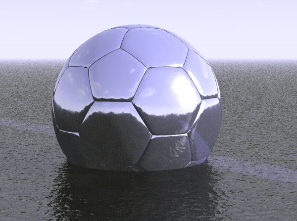 iron soccer ball 3d model - Iron Soccer Ball by Mr. Spinky