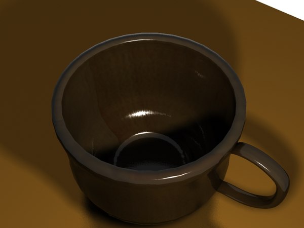 3d tea cup model - Tea Cup by CaptainCG