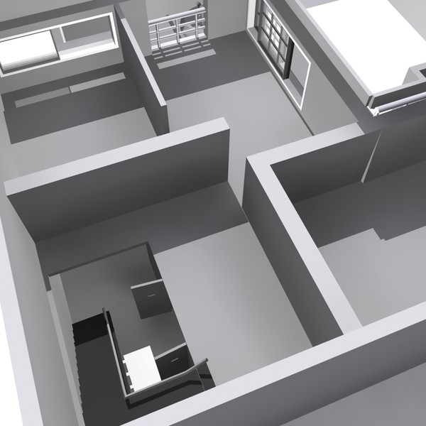 windows doors open 3d model - House by MotionMediaWorkshop