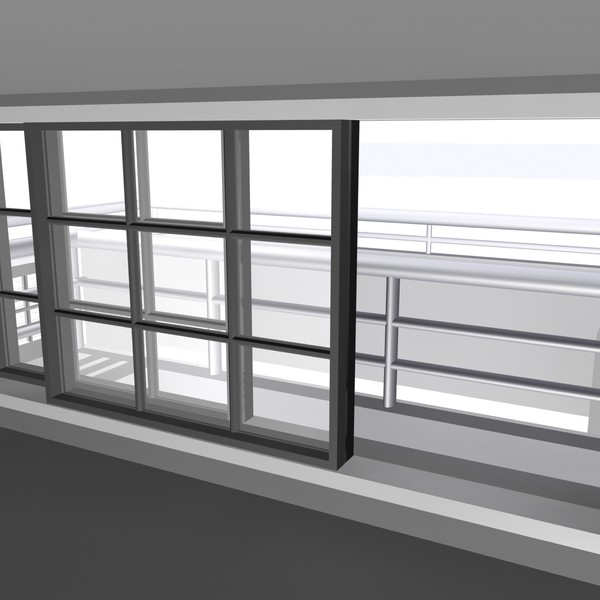 windows doors open 3d model - House by MotionMediaWorkshop