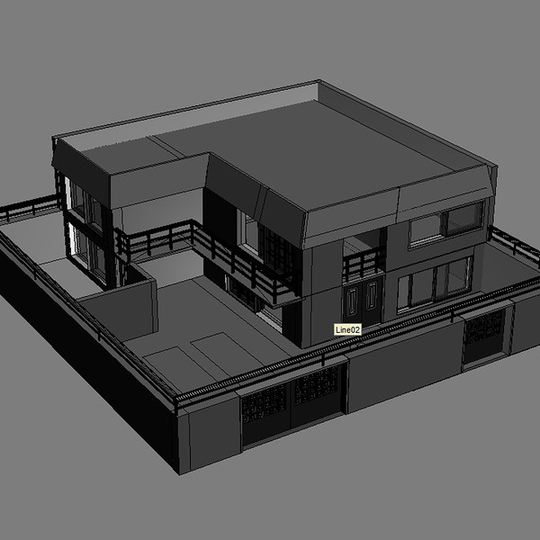 windows doors open 3d model - House by MotionMediaWorkshop
