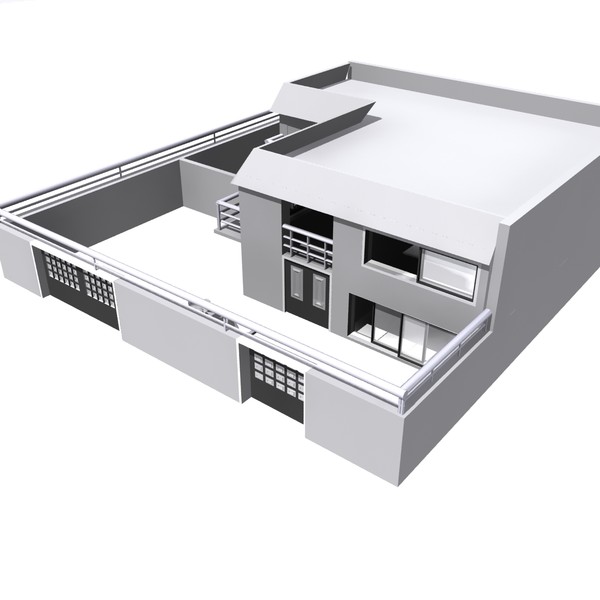 windows doors open 3d model - House by MotionMediaWorkshop