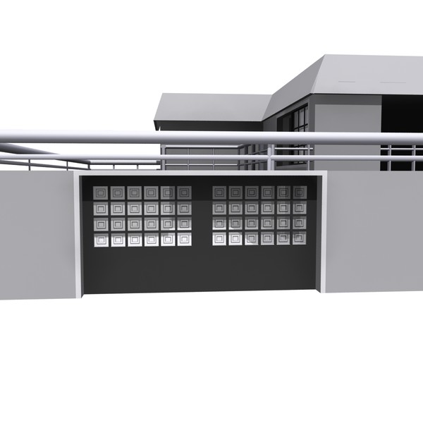 windows doors open 3d model - House by MotionMediaWorkshop