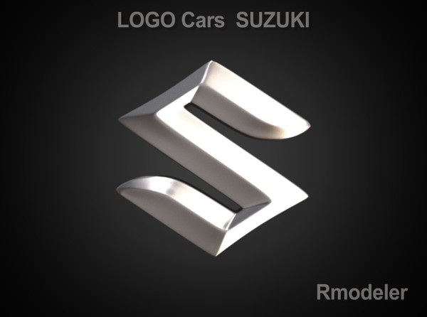x suzuki vehicles cars - Suzuki 3d Logo by Serega Rozhnov