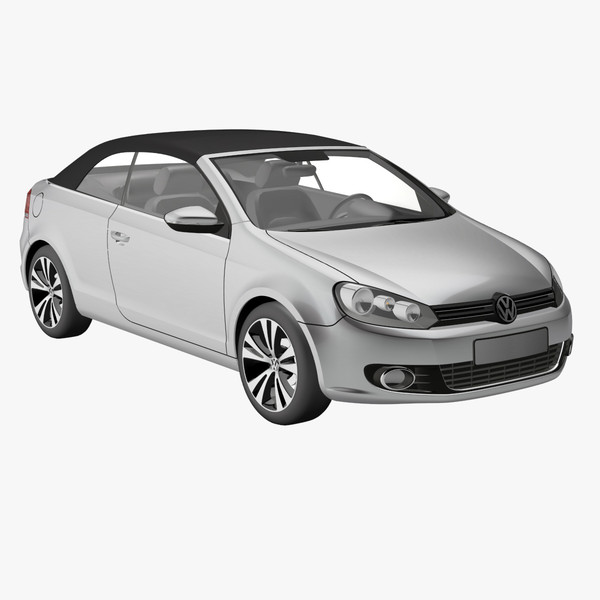 new golf 6 cabriolet 3ds - VW Golf 6 Cabriolet by DreiDe
