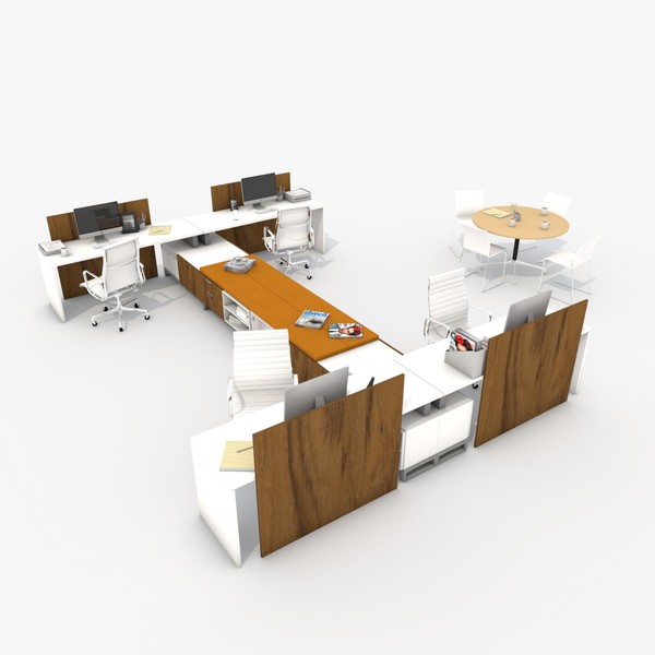 3d herman miller office - Herman Miller Office 1 by mrviz