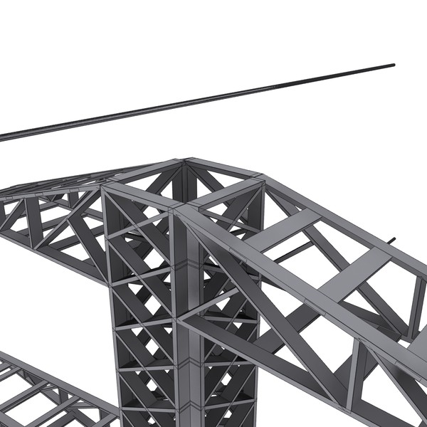 3d model tower industrial - Electric Tower... by MotionMediaWorkshop