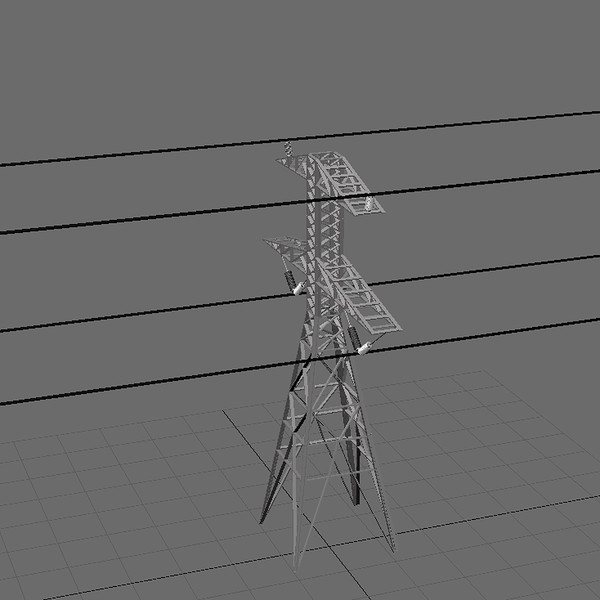 3d model tower industrial - Electric Tower... by MotionMediaWorkshop