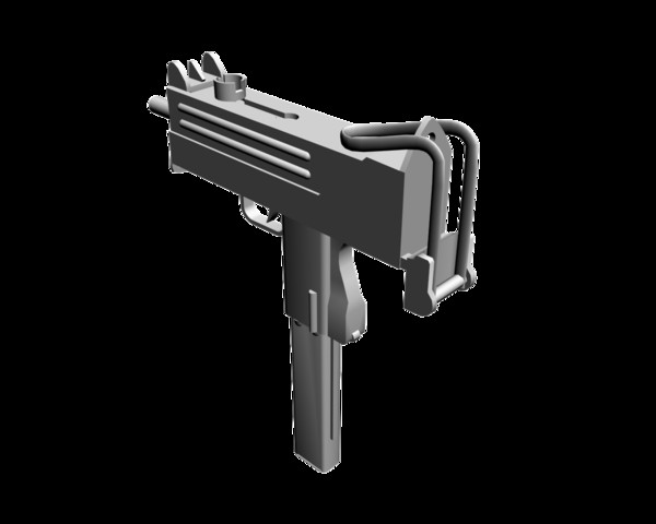 3d ingram 11 - Ingram MAC 10/11 by mateogala