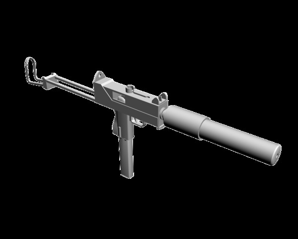 3d ingram 11 - Ingram MAC 10/11 by mateogala