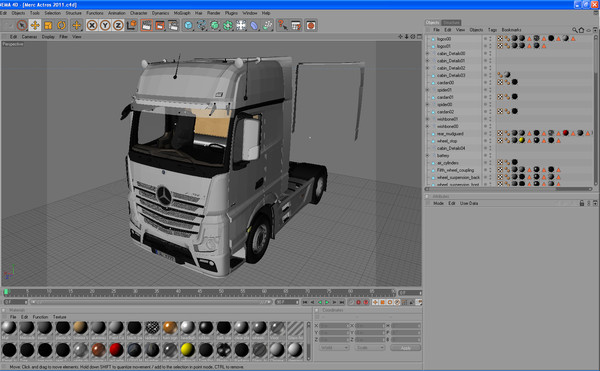 3ds max mercedes-benz actros 2011 - Mercedes-Benz Actros 2011 by jekich1