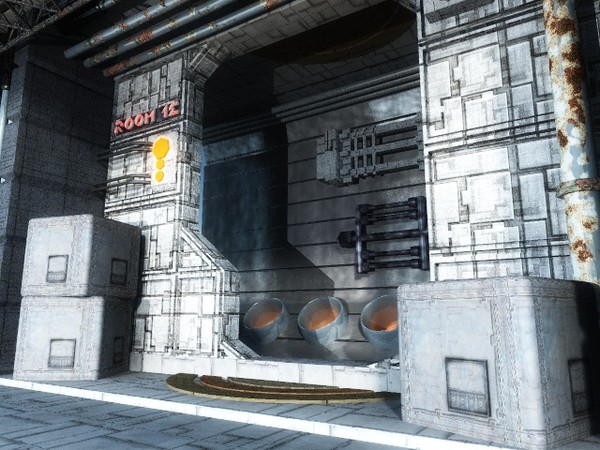 c4d sci-fi environment corridor - Sci-Fi Room by KeremGogus