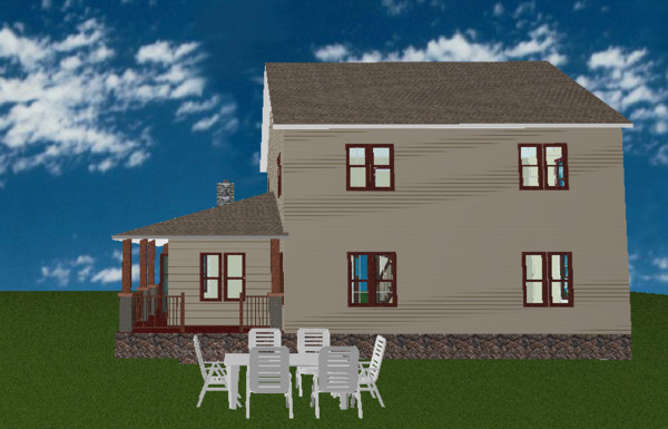 3d model stunning house - Craftsman House by elijah3d