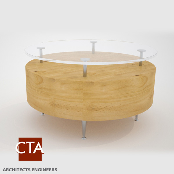 3d cocktail coffee table - Coffee & Cocktail Table by CTA AE
