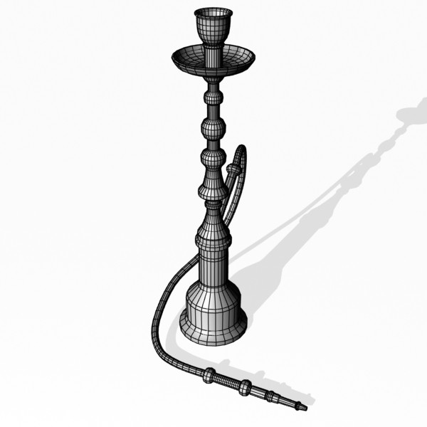 3ds max nargile - water pipe - Nargile - Water Pipe... by mostlysquare