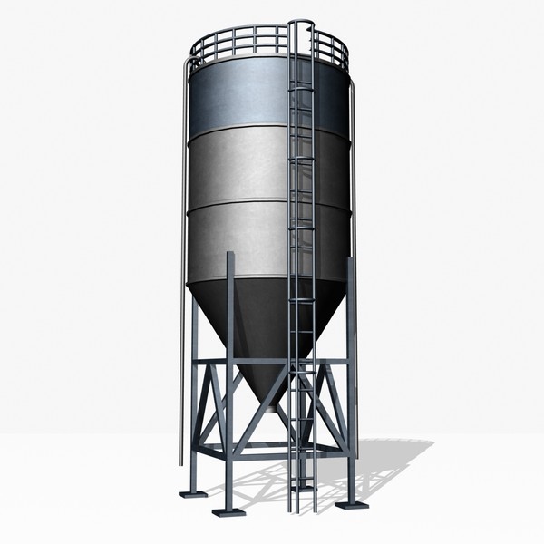 3d model silo grain - Silo by mostlysquare