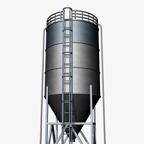 3d model silo grain - Silo by mostlysquare