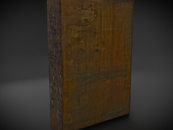 3d model antique bookshelf - antique bookshelf by denisVFX