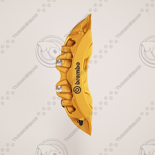 brembo gold 3d model - Brambo Gold by Dragman