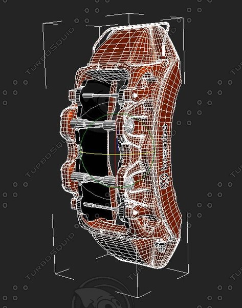 brembo gold 3d model - Brambo Gold by Dragman