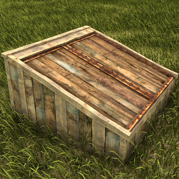 maya wood wooden cellar - wooden cellar door textured by Litarvan