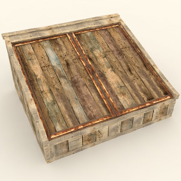 maya wood wooden cellar - wooden cellar door textured by Litarvan