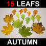 3d leaf flower tree