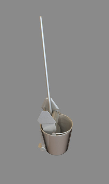 3d mop bucket model - Mop and Bucket by dentonvanzan