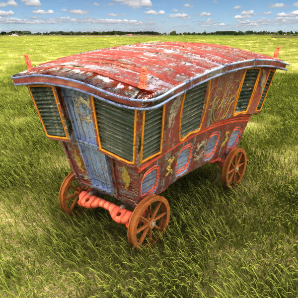 3d caravan van car model - Caravan textured by Litarvan