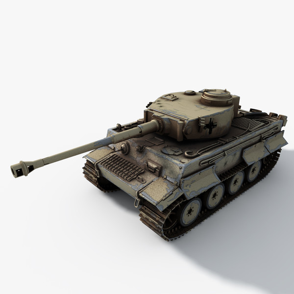 tanks machine 3d obj - Panzerkampfwagen VI Ausf E by Endure
